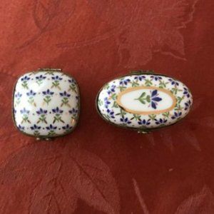 porcelain trinket boxes
